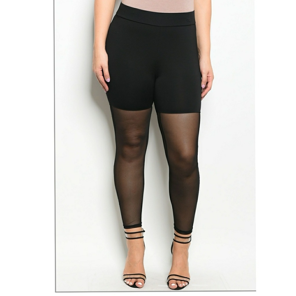 BLACK PLUS SIZE PANTS. New without tags - Picture 2 of 3